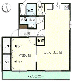 ラッキータウン庭瀬E201